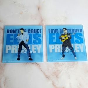 Elvis Presley glass coasters 🔥 5/$25 Bundle Sale 🔥